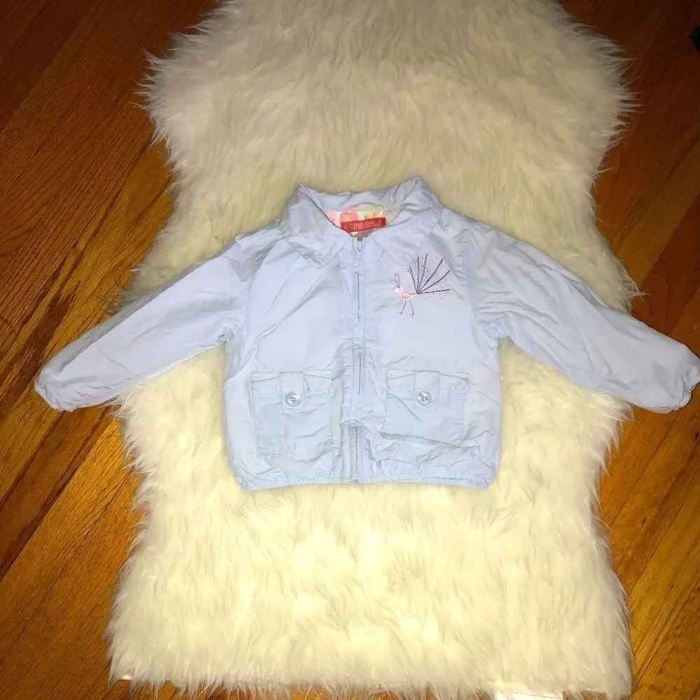 HOST PICK GYMBOREE Girls A Birds Life Zipper Jacket Sz 3T